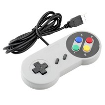 PC게임패드 usb 컨트롤러 게임 조이스틱 gamepad 컨트롤러 nintendo snes 조이패드 for windows pc for mac 컴퓨터 게임 액세서리 166, a
