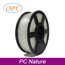 폴리 카보네이트 필라멘트 3D 프린터 플라스틱 1.75Mm 1Kg 투명 재료 10M 100G 샘플, 04 PC Nature