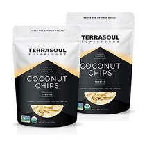 테라소울 수퍼푸드 토스티드 코코넛 칩 340g 2팩, 12 Ounce (Pack of 2), 2개