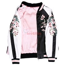 리앤킴 여성 봄 가을 양면형 스카잔 패션 용잠바 LZ456