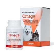 베터 강아지 고양이 영양제, 오메가 90g (면역/피부), 3개입