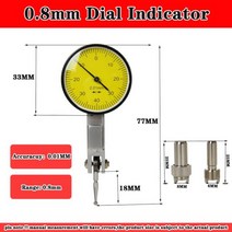 0-10mm/25MM/30mm 다이얼 표시기 정밀 0.01mm 다이얼 보어 게이지 표시기 마이크로 미터 도구 시간 유형 표시기, yellow indicator