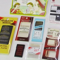 핸드메이드114 손바늘 모음 혼합세트 퀼트용손바늘 가는 손바늘 굵은 비즈용손바늘 등 수선/재단도구, HN10_TwoPegeon 퀼트바늘5호 (20개 3000원)