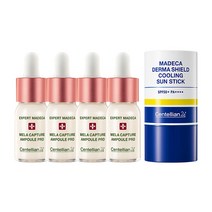동국제약 엑스퍼트 마데카 멜라 캡처 앰플 PRO 10ml x4 + 쿨링 선스틱 22g, 1세트
