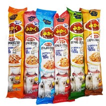 국물이있는 푸딩 고양이 캔 영양식 8p 2개 고양이특식 냥생습식간식 댕냥이미니캔, ③참치+게맛살(8F)