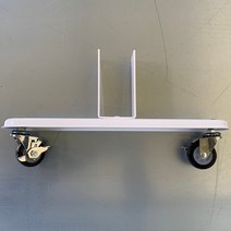 아이원퍼니처 60T 올 유리 파티션 안전각(기본형 이동식), 이동식 안전각/화이트