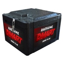 대성 EPP배달통 D 80L 배달통 전기오토바이용 탑박스 국산 초고밀도, 검정+배달대행가방소 19리터1개 포함