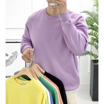 장롱 남성 기모 맨투맨 무지 10COLOR