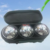 보치아 보체 체육 공 용품 페탕크, 은, 3개