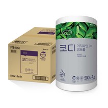 코디 이지파인 대용량 점보롤 화장지 500m 16롤 박스, 1box