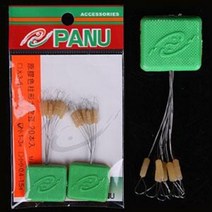 [붕어하늘] 판유 생고무 일자 찌스토퍼/찌 멈춤고무/0.4~6호용/유동채비/중층 내림 민물 낚시, 中(2~4호)