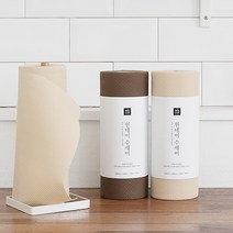 살림마켓 원데이 일회용 수세미 60p, 2개, 베이지
