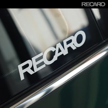 레카로 로고스티커 데칼, 150x27mm(빨강)