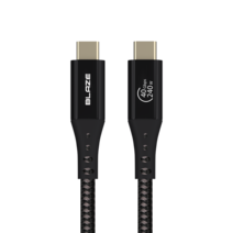 USB4 케이블 240W 40Gbps 5K 48V 5A GEN3 패브릭소재 4K 듀얼 미러링 케이블, 30cm