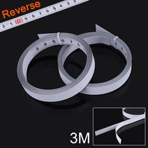 1-5m 스테인레스 스틸 점성 스케일 테이프 측정 자기 접착 메트릭 스케일 눈금자 작업대 톱 테이블 특수 측정 도구, 협력사, 5m