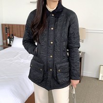 바버 바버 여성 비드넬 퀼팅자켓 LQU0471