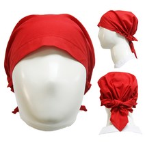 쿡셰프 심플 주방 두건 4종 (택1), 레드