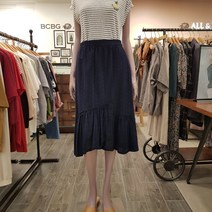 BCBG[올앤선드리]인어라인 스커트 **스틴 레이스 SK-A1M5S221