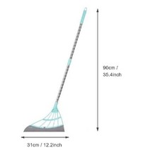 무동력 청소기 매직 빗자루 고무 스위퍼 바닥 와이퍼 스퀴지 청소 브러시 애완 동물 헤어 핸드 푸시, 01 green-90