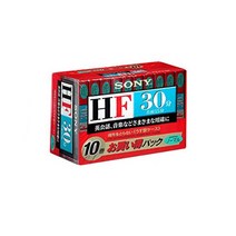 SONY 소니 오디오 카세트 테이프 30 분 10 볼륨 팩 10C-30HFA, 상품명참조, 상품명참조