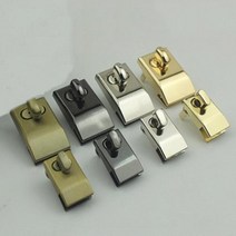 가죽공예 DIY 스트랩 체인 버클 금속 악세사리 사각형 회전 잠금 패션 트위스트 걸쇠 핸드백 가방 지갑 수하물 하드웨어 폐쇄 부품 액세서리 1 개