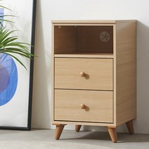 미니 3단 이케아 서랍장 400 신혼 원룸 협탁 자취방 거실 침실 수납장, A2123, 메이플