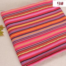 전통매듭 뜨개질 에스닉 스타일 코튼 린넨 섬유 패브릭 DIY 봉제 패치 워크 가방 의류 소파 테이블 천으로, 01 50x150cm, 12 9