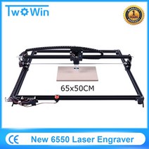 레이저조각기 레이저 컷팅기 각인기 새로운 6550 20w 조각 기계 12v 5a cnc 2축 15w 6550cm 비상 정지, 20w 레이저, 6550 오프라인이 아님