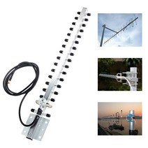 2.4G WiFi 안테나 25dBi RP-SMA/SMA 남성 실외 무선 Yagi 라우터 부스터 증폭기 모뎀 1.5m/4.92ft