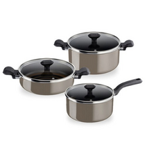 테팔 쏘옵티말 티타늄 코팅 냄비 3p 세트, 혼합색상, 편수냄비 16cm + 양수냄비 20cm + 전골냄비 24cm