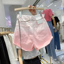 그라데이션 데님숏팬츠 날씬해보이는반바지 예쁜 6633