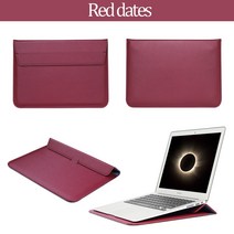 PU 가죽 슬리브 노트북 가방 MACBOOK AIR 13 PRO RETINA 12 15 용 케이스 NEW A1932 스탠드 커버