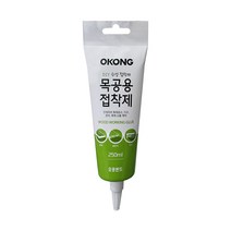 오공 친환경 수성 목공 나무 본드 접착제 250ml, 3개입