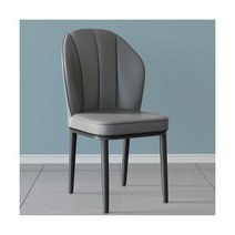 모던 디자이너 럭셔리 다이닝 의자 가죽 그레이 모바일 라운지 의자 거실 가구 YYY45XP, style15