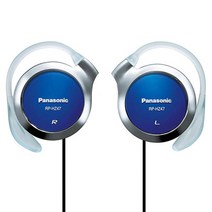 OHM 파나소닉정품 귀걸이형이어폰 RP-HZ47 풍부한사운드, 블루