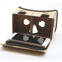 VR게임 DIY 휴대용 가상 현실 안경 Google Cardboard 3D 25mm 렌즈 VR 스마트 폰 아이폰 X 7 8, 한개옵션1, 01 Old version