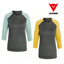다이네즈 DAINESE 여성용 MTB 산악 자전거 7부상의 HG BONDI 3 4 WMN 색상 택 1, 다크 그레이 옐로우 49D/M