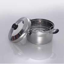 위생적이고 견고한 스텐 찜기냄비 26 가벼운 돔찜기 호빵찜솥 소형찜기 호빵찜기 야채찜기 모던주방 명절, 상세페이지참조