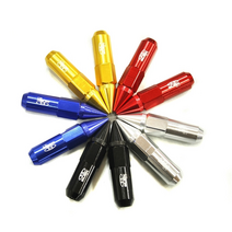 데일리쇼핑 차량용 락너트 초경량 너트 휠 7각 6각 알루미늄 크롬 스파이크, 스파이크 경량너트, 블랙, 1개