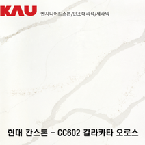 현대 칸스톤 칼라카타 오로스/엔지니어드 스톤 싱크대 상판 교체/가우테크 자재 판매, CC602 칼라카타 오로스