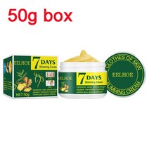 7일 생강 슬림 크림 체중 감소 허리 다리 셀룰라이트 지방 연소 디톡스 스컬 프팅 화이트닝 바디 케어, 03 50g  box