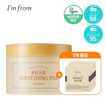 아임프롬 페어 수딩 패드 60매 (+ 허니 마스크 3ml 5매입), 단품, 단품