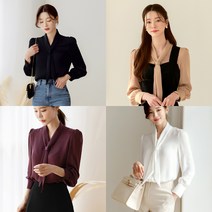 시크라인 안소니 타이 블라우스 CLLA-B-25