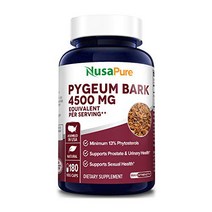 Pygeum Bark 4500mg 180 Veggie Caps (Non-GMO & Gluten Free) null, 1, 기타