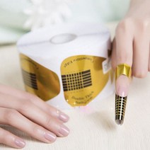 큐지오 네일 연장폼 종이폼, 100매, 원컬러