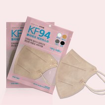 폴리테크 에코 마스크 KF94 대형 마스크 50매, 단품, 사이즈:대형|색상:베이지