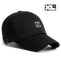 빅사이즈 볼캡 XL PLATEAU N CAP BLACK
