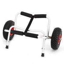 Xproutdoor Wistar 범용 카약 카트 카누 캐리어 트롤리 플로트 매트 존 보트 튼튼한 알루미늄 99.8kg(220파운드) 용량 돌리, Two Legs