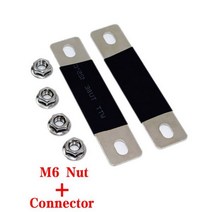 1-4pcs EVE 280AH 310Ah 320Ah M6 구리 버스 바 커넥터 배터리 M6 나사 커넥터 배터리 LiFePO4 CATL 3.2V Lifepo4 배터리, 2pcs - M6 nut