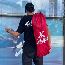 보드뿐만 아니라 육상 서핑 보드 롱 보드 어판 도로 보드 방수 백팩 캔버스 숄더 크로스백, 레드스케이트보드숄더백(Crossbody)